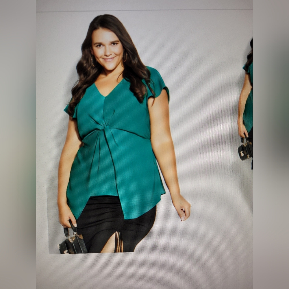 NIB, City Chic, green top